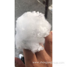 hollow siliconized down like polyester staple fiber filling